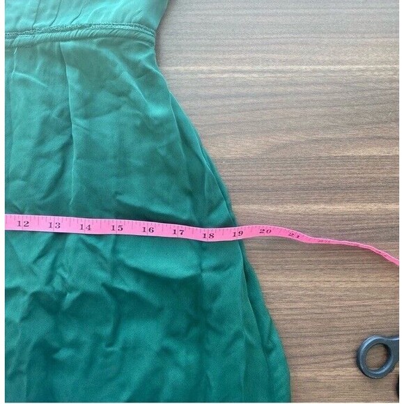 3.1 Phillip Lim Slip Dress 8 Silk Emerald Green Beaded 20’s Holiday Regal Glam - Picture 13 of 15